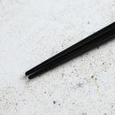 橋本幸作漆器店 手描き蒔絵箸 花便り 黒 (1膳, 名入れ可)【輪島うるし箸 】