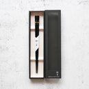 橋本幸作漆器店 手描き蒔絵箸 花便り 黒 (1膳, 名入れ可)【輪島うるし箸 】