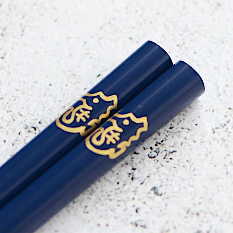 JAPANESE ZODIAC DRAGON BLUE FOR CHILDREN (1 SET), Chopsticks, Wajima Lacquerware