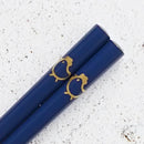 JAPANESE ZODIAC BIRD BLUE FOR CHILDREN (1 SET), Chopsticks, Wajima Lacquerware