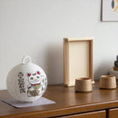 レター提灯 招き猫【岐阜提灯】