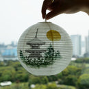 レター提灯 三重塔【岐阜提灯】