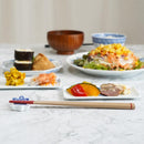 十八膳 箸 こま 朱 (1膳)【漆 十八膳塗】