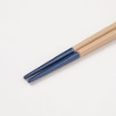 十八膳 箸 こま 青 (1膳)【漆 十八膳塗】