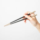 KAZE BLACK (1 SET), Chopsticks, Wajima Lacquerware