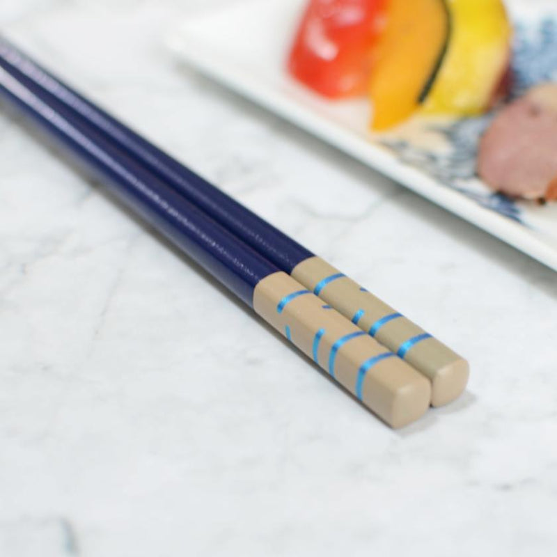 KAZE BLUE (1 SET), Chopsticks, Wajima Lacquerware