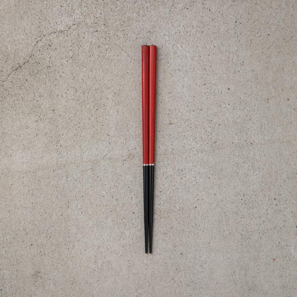 RIN GIN RED (1 SET), Chopsticks, Wajima Lacquerware