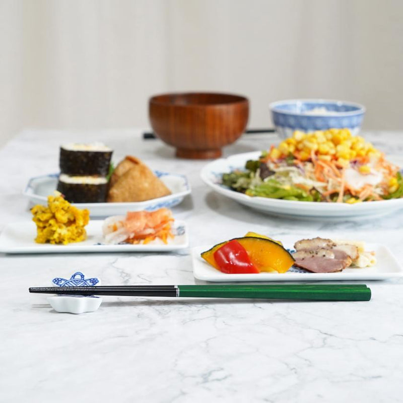 RIN GIN GREEN (1 SET), Chopsticks, Wajima Lacquerware