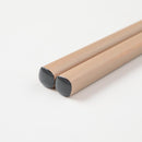 十八膳 箸 凛 ぎん・白 (1膳)【漆 拭き漆 真塗】