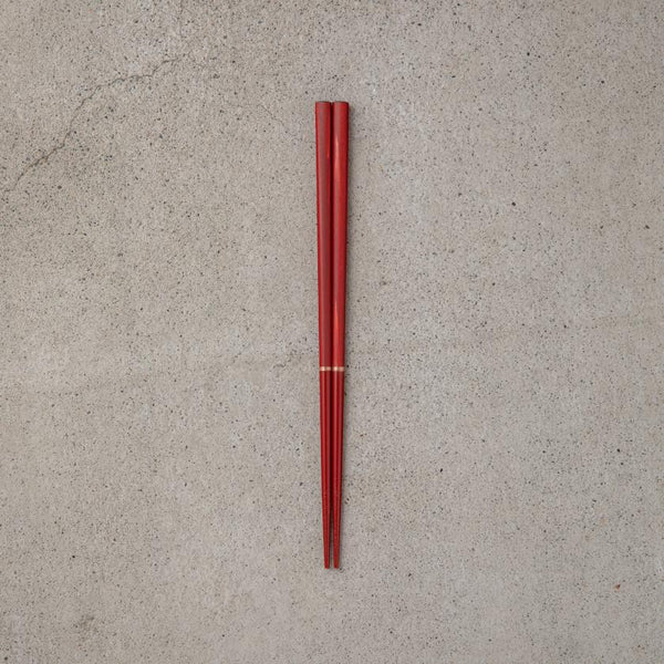 RIN AKAGANE RED (1 SET), Chopsticks, Wajima Lacquerware