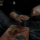 十八膳 箸 凛 ぎん・白 (1膳)【漆 拭き漆 真塗】