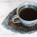 RURI KARATSU [DEMITASSE CUP & SAUCER], Otani Ware