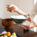 梅里窯 昭和茶碗 瑠璃唐津【大谷焼】