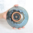 梅里窯 昭和茶碗 瑠璃唐津【大谷焼】