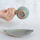 RURI KARATSU & HEKIRYOKU KARATSU [DEMITASSE CUP & SAUCER 2 PIECES SET], Otani Ware