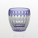 SAKE CUP CHRYSANTHEMUM by Satoshi Nabetani, Master of Traditional Crafts, Sake glass, Edo Kiriko, Kagami Crystal