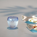SAKE CUP CHRYSANTHEMUM by Satoshi Nabetani, Master of Traditional Crafts, Sake glass, Edo Kiriko, Kagami Crystal