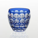 SAKE CUP HYDRANGEA by Satoshi Nabetani, Master of Traditional Crafts, Sake glass, Edo Kiriko, Kagami Crystal
