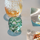 SAKE CUP DAFFODIL by Satoshi Nabetani, Master of Traditional Crafts, Sake glass, Edo Kiriko, Kagami Crystal