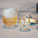 SAKE CUP SUNFLOWER by Satoshi Nabetani, Master of Traditional Crafts, Sake glass, Edo Kiriko, Kagami Crystal