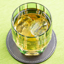 WHISKEY GLASS BAMBOO STEM SERIES, Rocks Glass, Edo Kiriko, Kagami Crystal