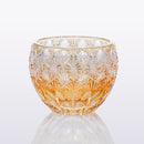 SAKE SET FUKA (DAZZLING WIND) by Junichi Nabetani, Master of Traditional Crafts, Edo Kiriko, Kagami Crystal