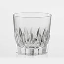 WHISKEY GLASS ANCIENT PARALLEL-CROSS, Rocks Glass, Kagami Crystal